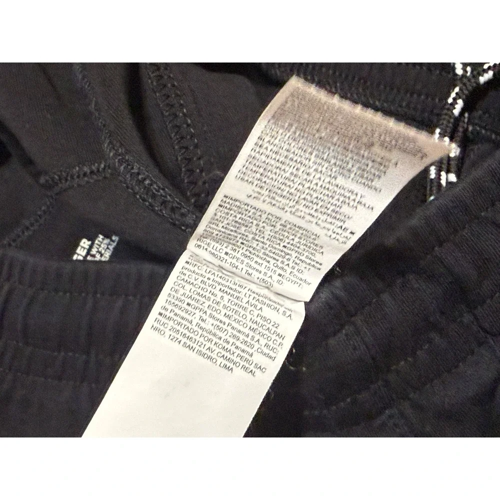 Old Navy Pants Boys Size XL Black Jogger Zipper Pocket Dynamic Fleece